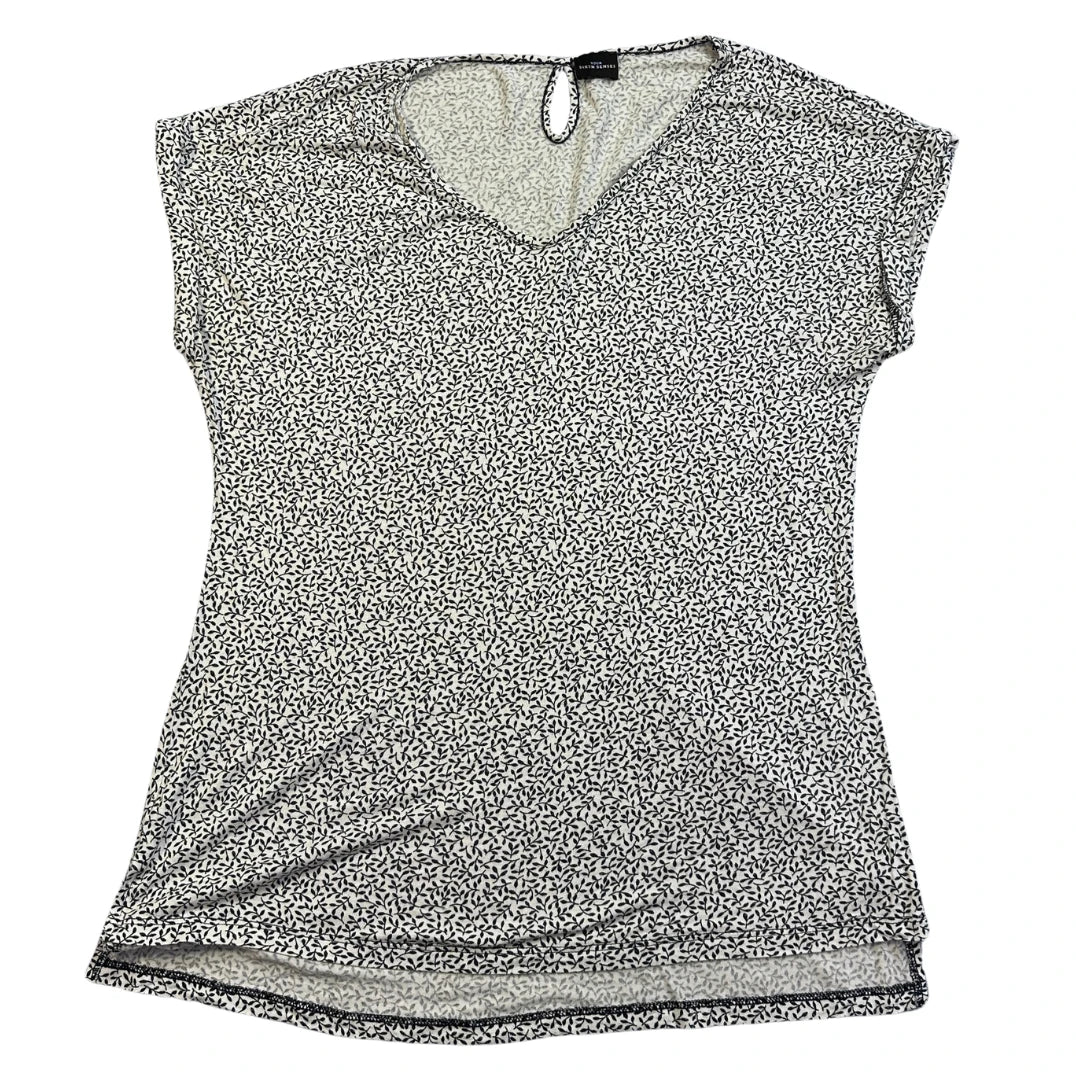 Your Sixth Sense® White Black Floral Print Top
