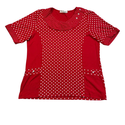 Victoria® Red Polka Dot Casual Top