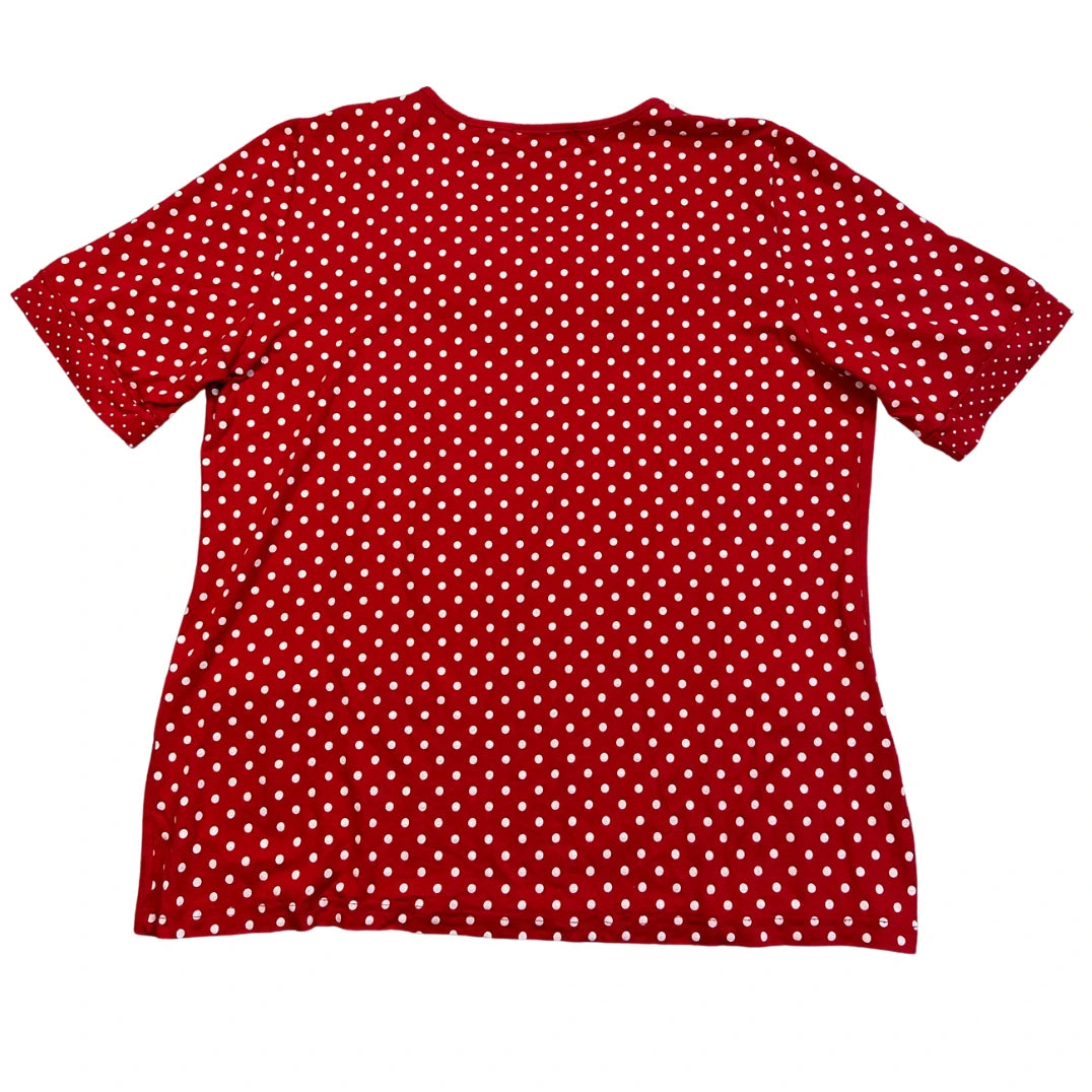 Victoria® Red Polka Dot Casual Top