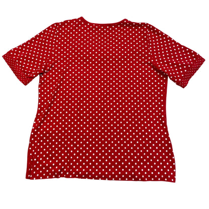 Victoria® Red Polka Dot Casual Top