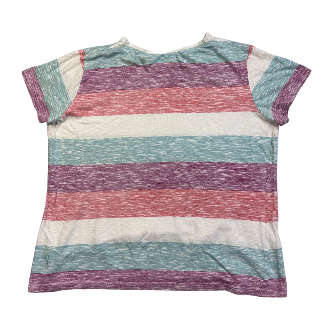 John Baner® Multicolor Striped Casual T-Shirt