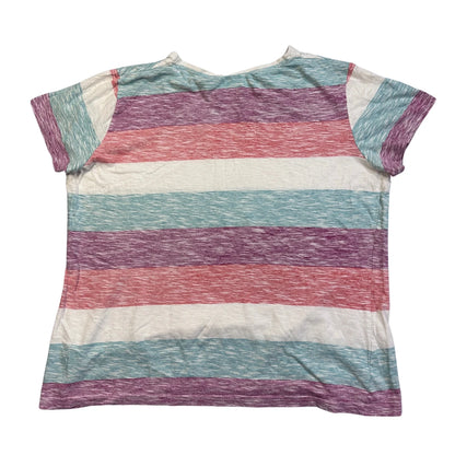 John Baner® Multicolor Striped Casual T-Shirt