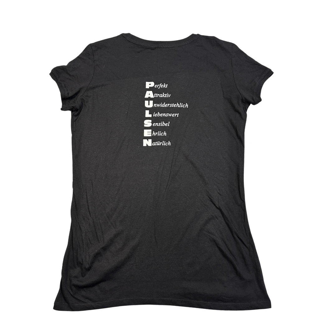 Black Minimalist Casual T-Shirt(M)