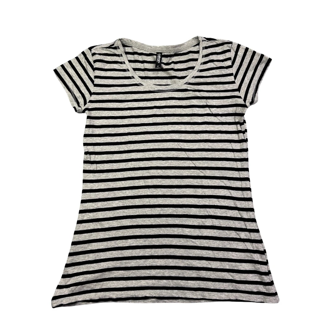 Colours of the World® Grey Striped T-Shirt(M)