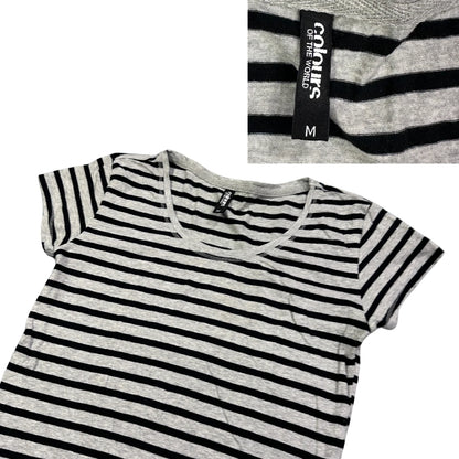 Colours of the World® Grey Striped T-Shirt(M)