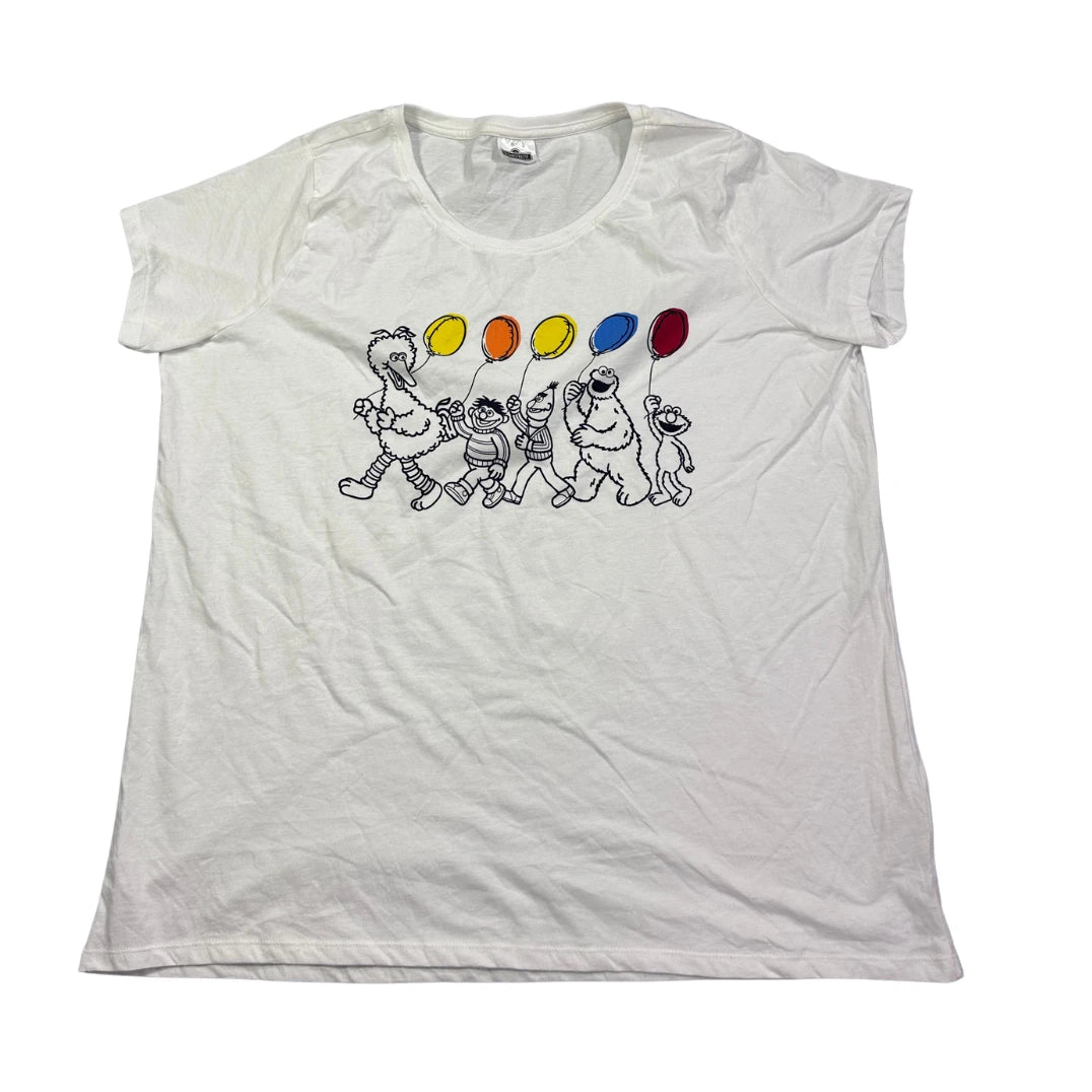 Sesamstrasse® White Graphic T-Shirt