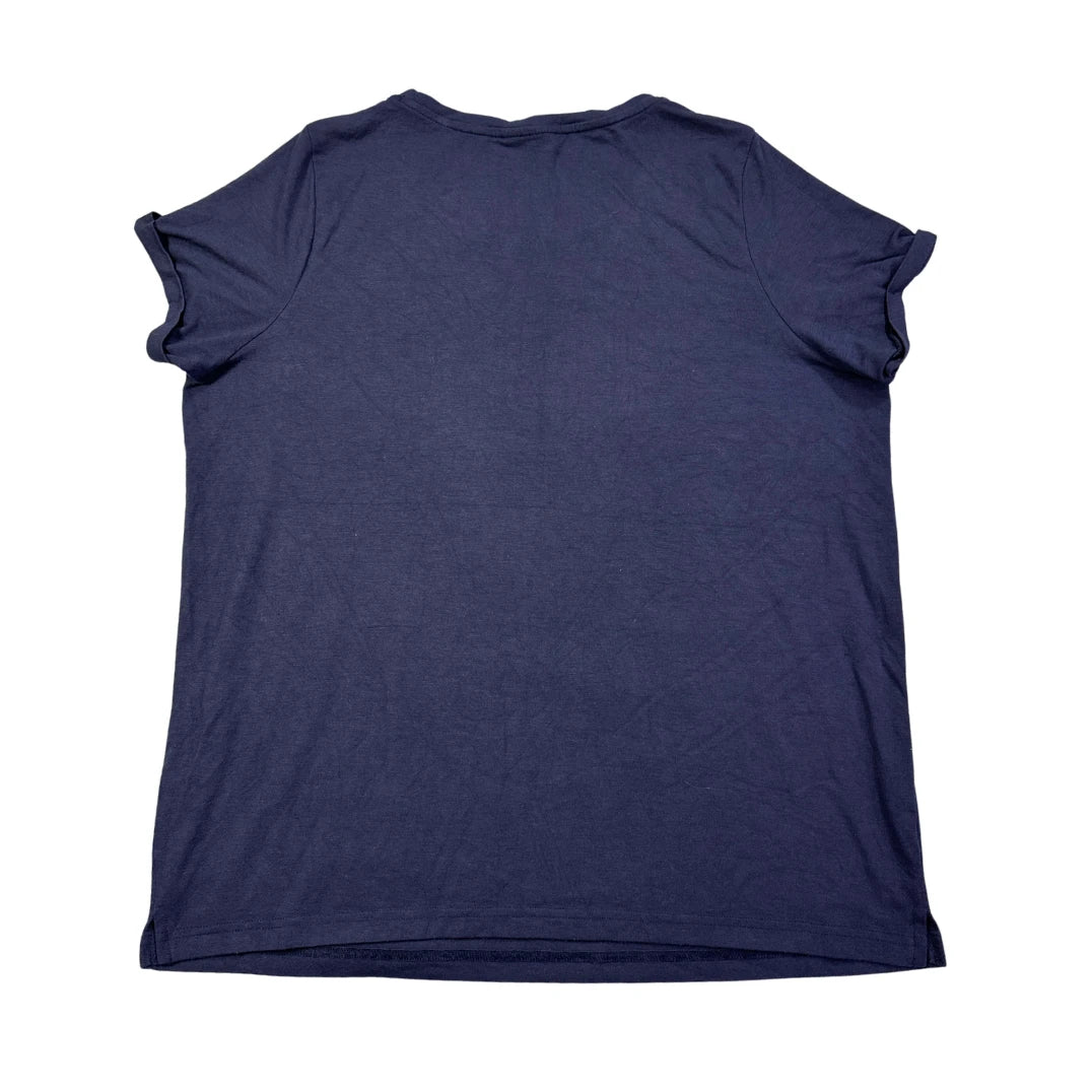 Navy Flip-Flop Graphic T-Shirt
