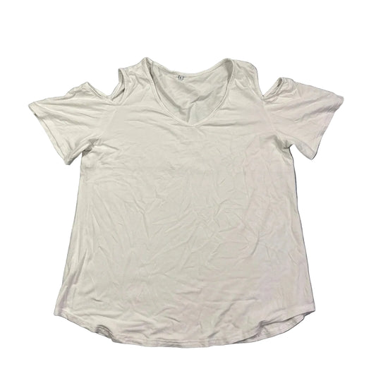 White Cold Shoulder Top(L)