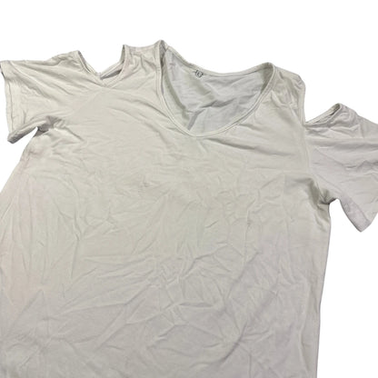 White Cold Shoulder Top(L)