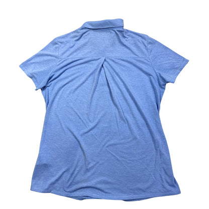 Adidas® Golf Blue Polo Shirt(L)