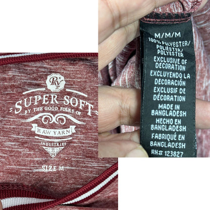 Super Soft® Raw Yarn Tee-M