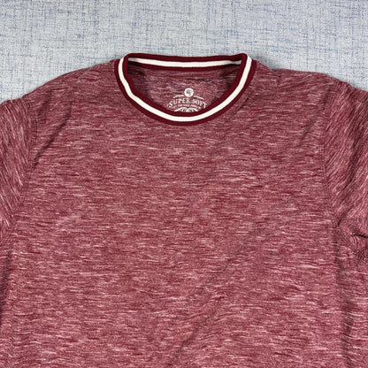 Super Soft® Raw Yarn Tee-M
