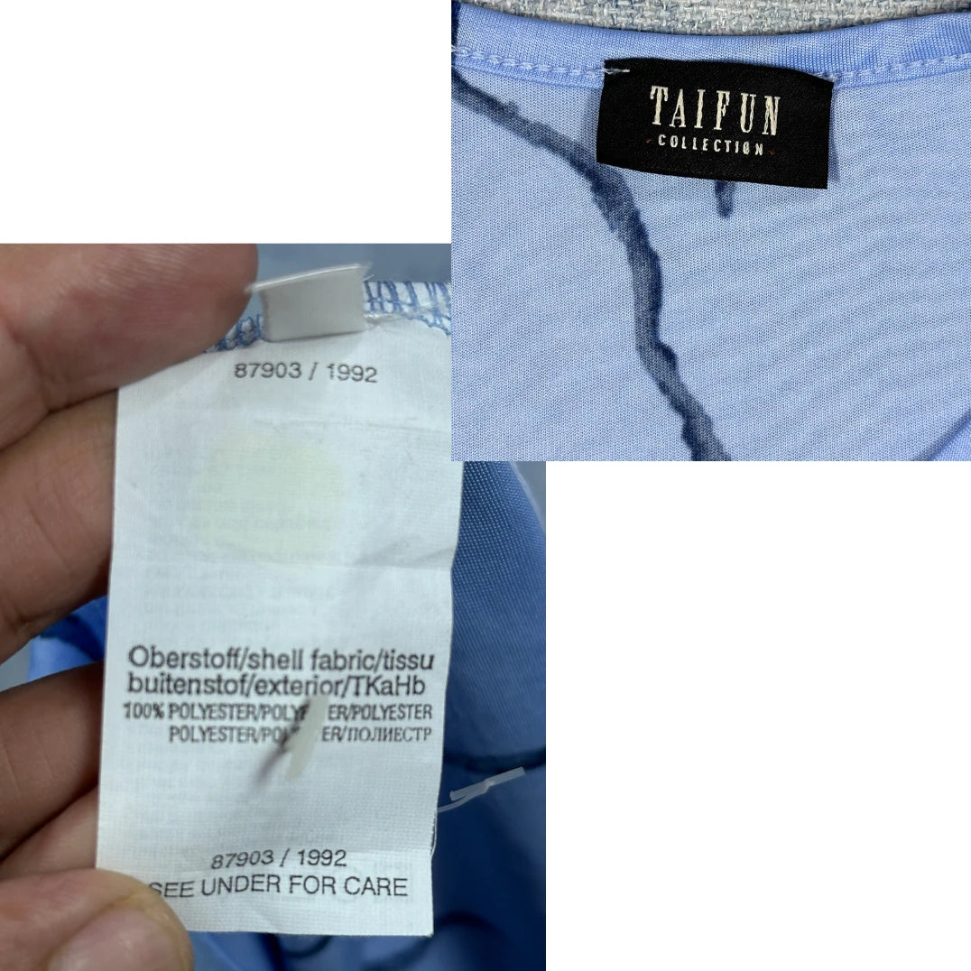 Taifun® Patterned Blue Top-L