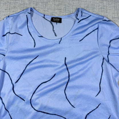 Taifun® Patterned Blue Top-L