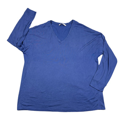 Tu® Blue V Neck Top-XL