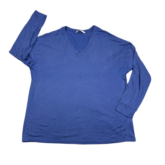 Tu® Blue V Neck Top-XL