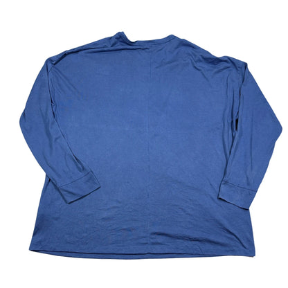 Tu® Blue V Neck Top-XL
