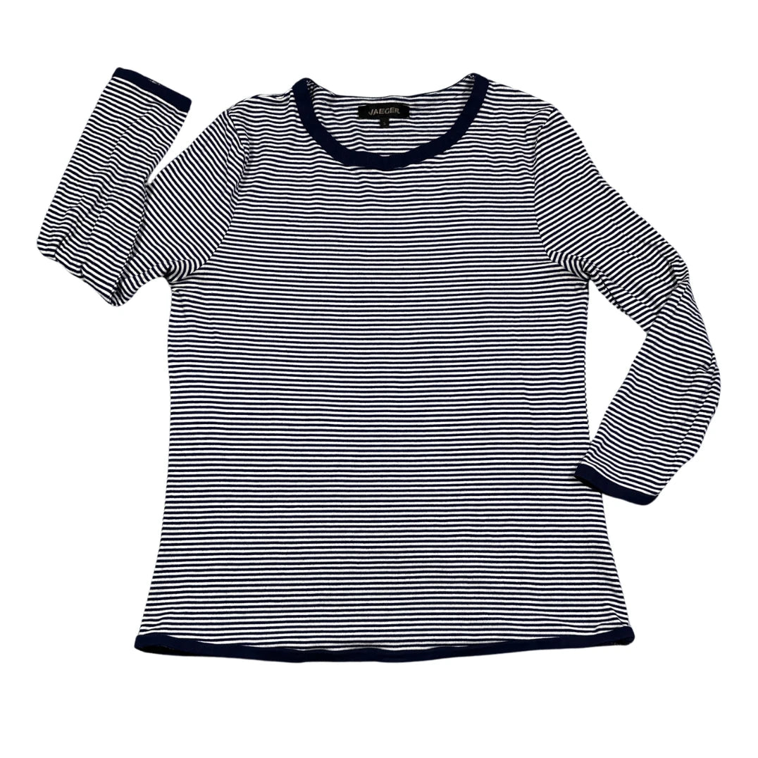 Jaeger® Striped Long Sleeve Top-S