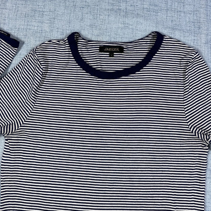 Jaeger® Striped Long Sleeve Top-S
