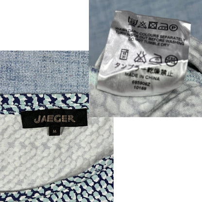 Jaeger® Printed Long Sleeve Top-M