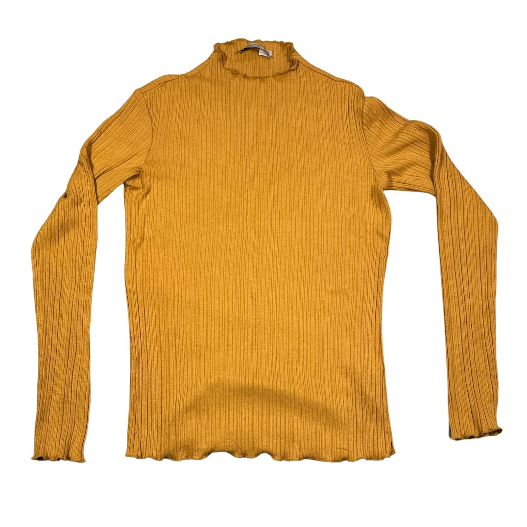 Stradivarius® Ribbed Mock Neck Top-M