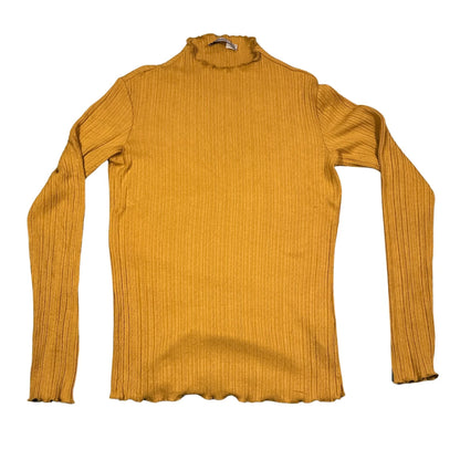 Stradivarius® Ribbed Mock Neck Top-M