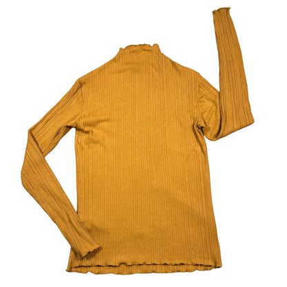 Stradivarius® Ribbed Mock Neck Top-M
