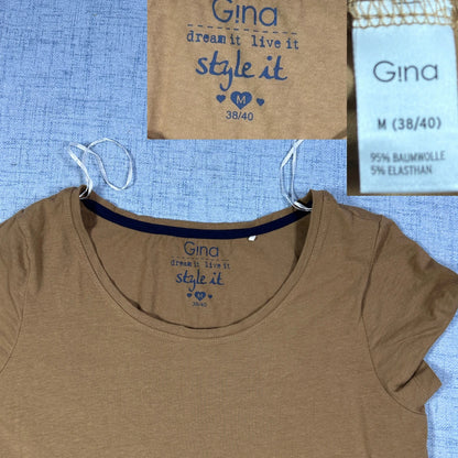 Gina® Scoop Neck T Shirt-M