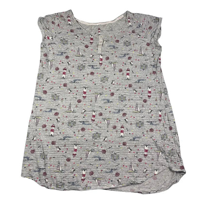 Debenhams® Grey Sleep Tunic Nautical-XL