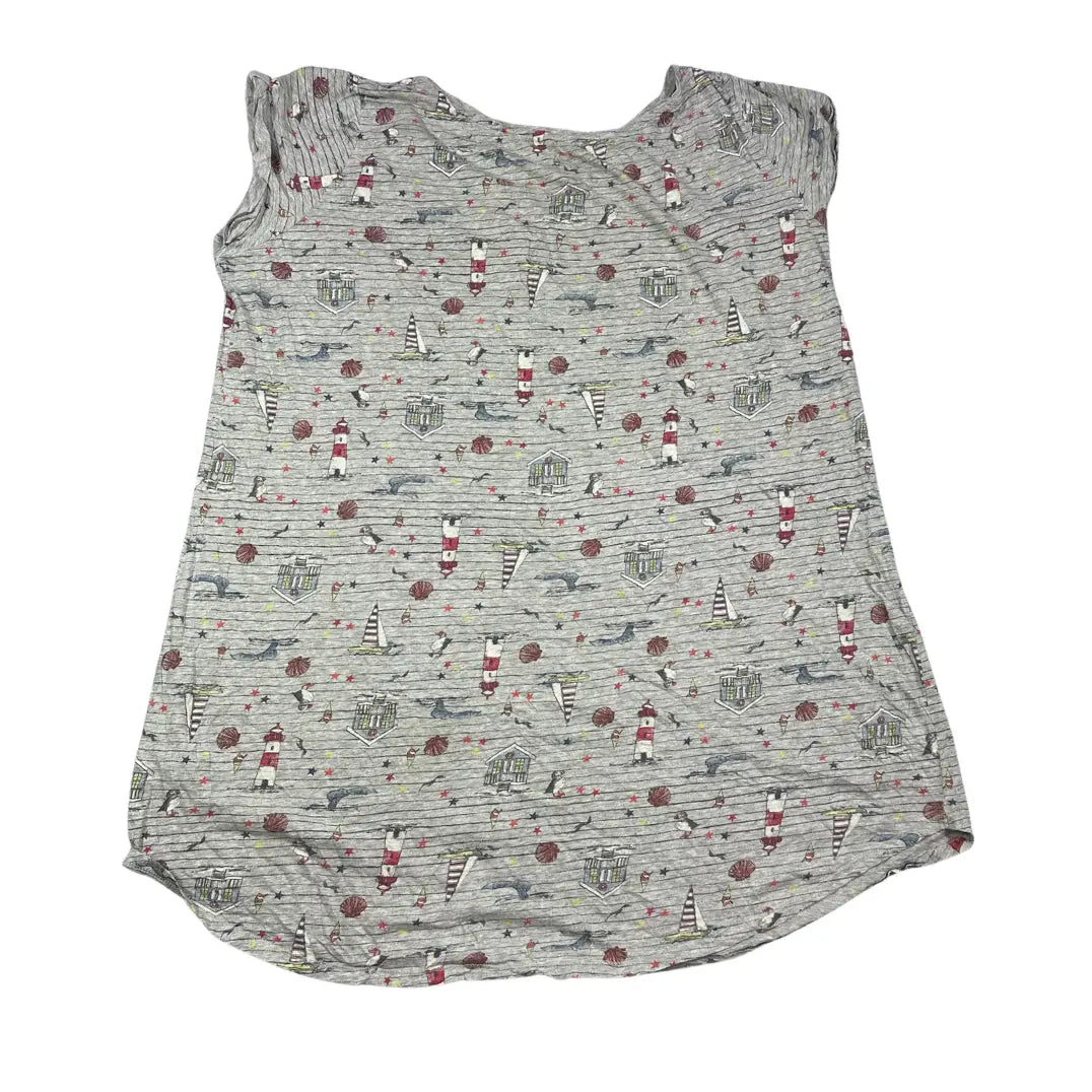 Debenhams® Grey Sleep Tunic Nautical-XL