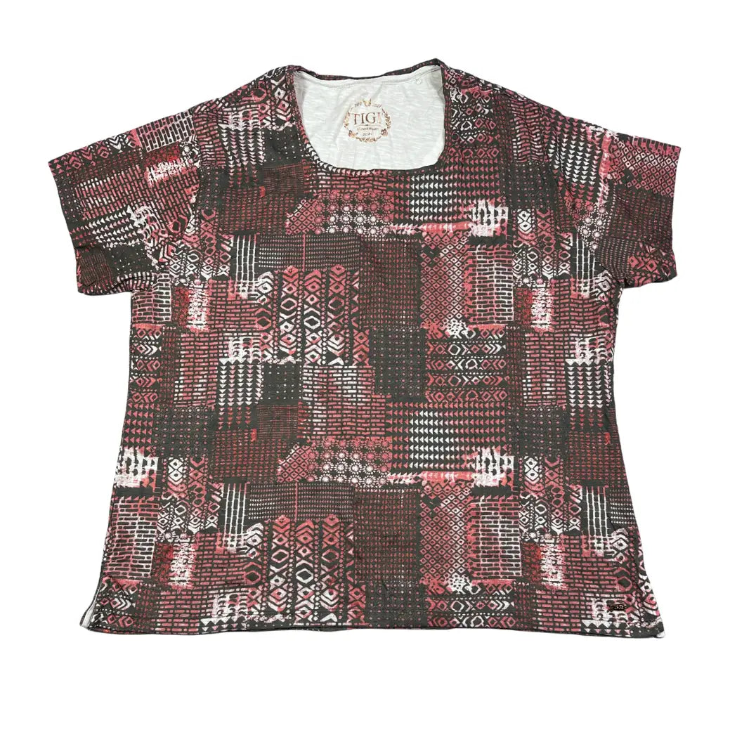 Tigi® Pink Printed Top Anniversary-XL