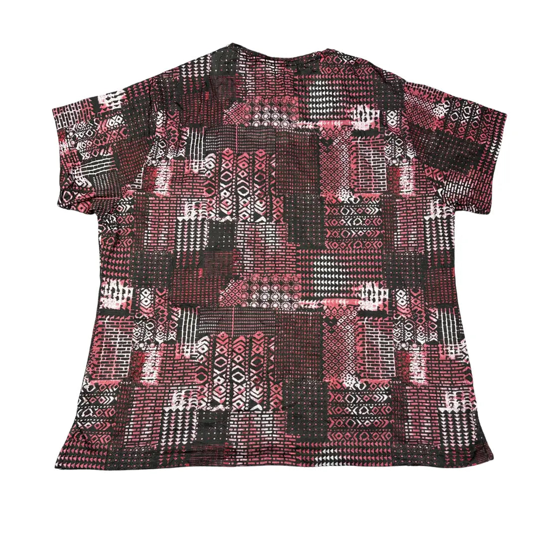 Tigi® Pink Printed Top Anniversary-XL