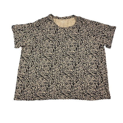Dunnes Stores® Beige Print T Shirt-XL