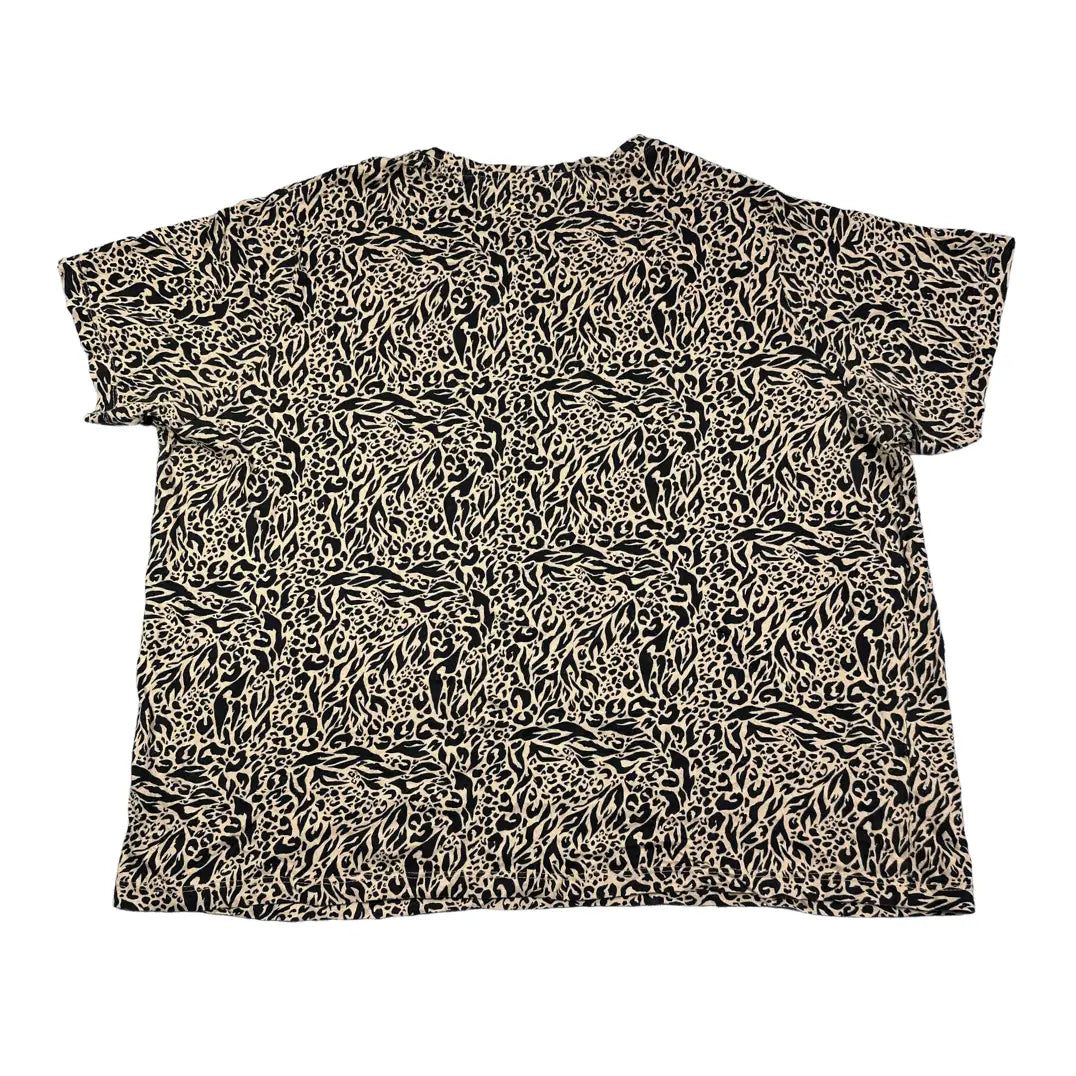 Dunnes Stores® Beige Print T Shirt-XL