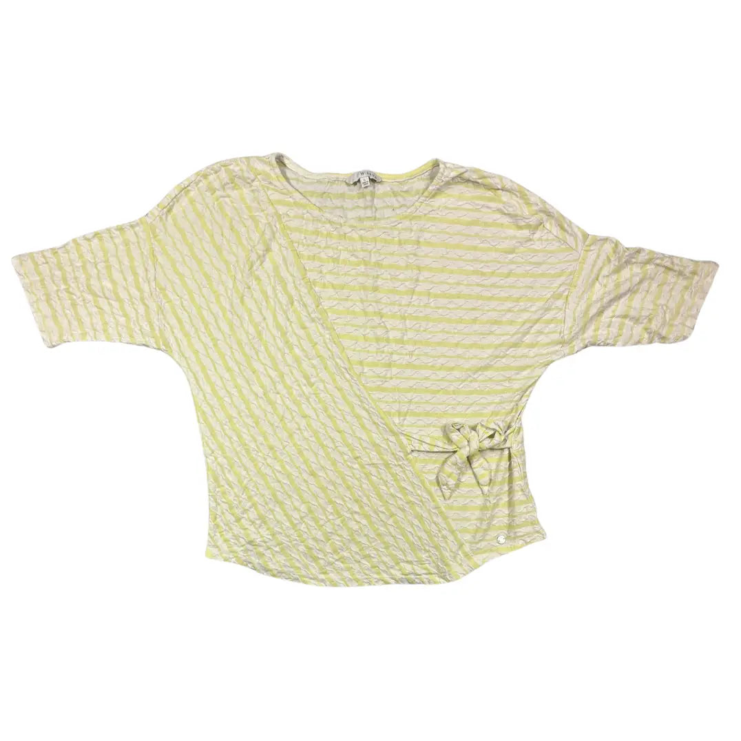 W Lane® Green Striped Top-L