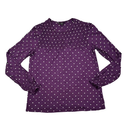 Next® Purple Polka Dot Top-S