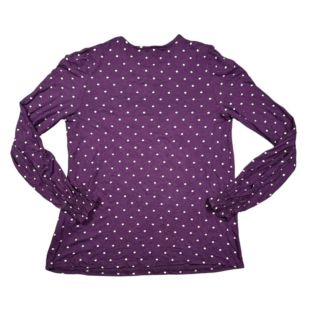 Next® Purple Polka Dot Top-S