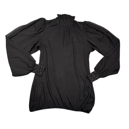 Atmosphere® Black High Neck Top-S