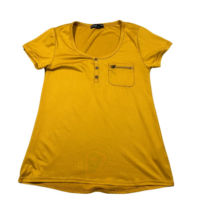 Beechers Brook Mustard Women's Top Zipper-S T Shirts