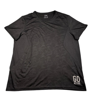 Crivit Black Women's T Shirt-XL Activewear Gym Shirts