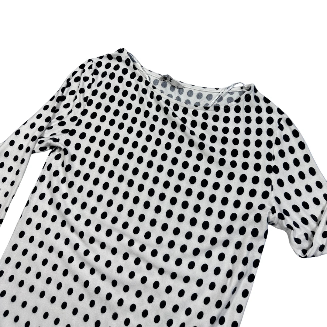 Tu White Women's Dot Top-S Woman