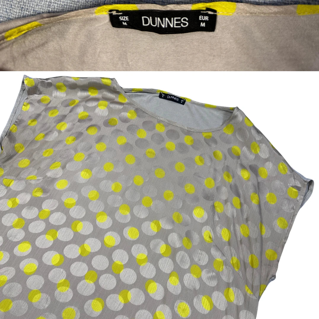 Dunnes Grey Women's Dot Blouse-M T Shirts