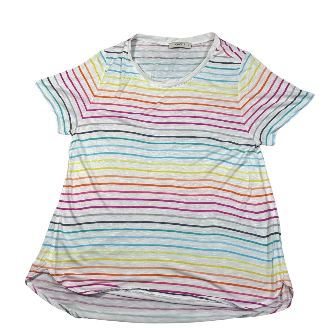 Oasis White Women's T Shirt-L Shirts