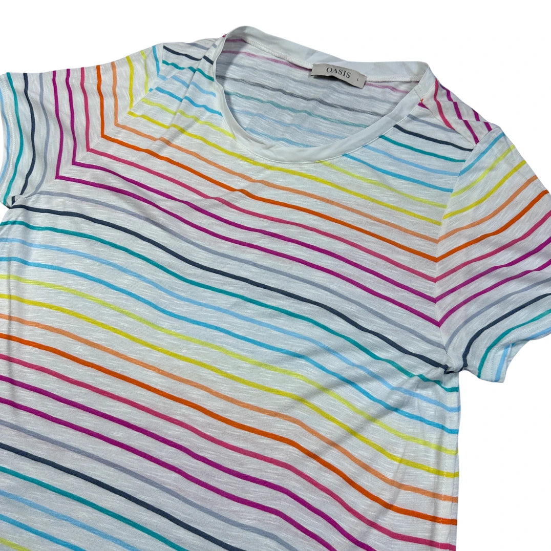 Oasis White Women's T Shirt-L Shirts