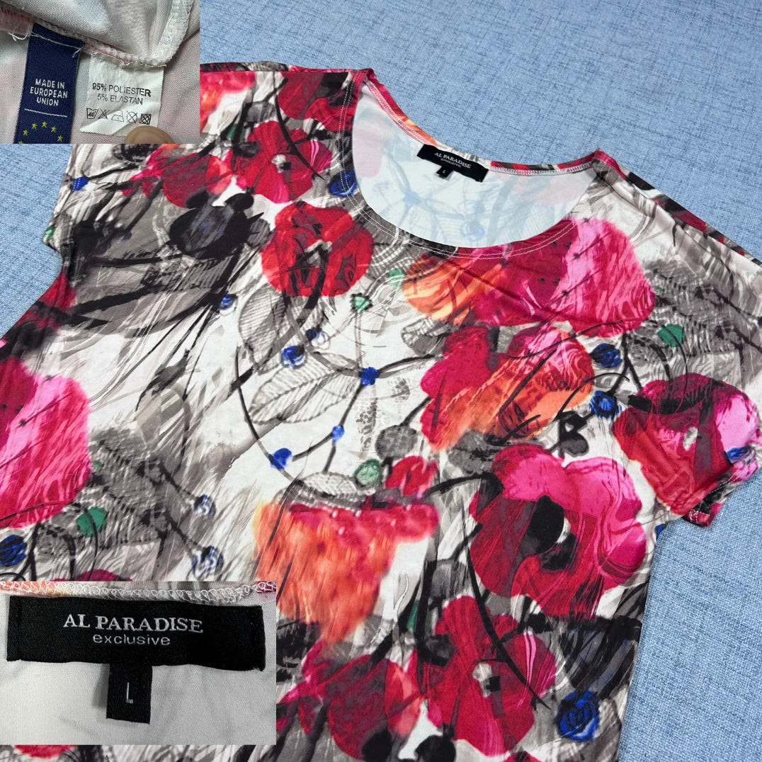 AL PARADISE Women's T Shirt-L Shirts