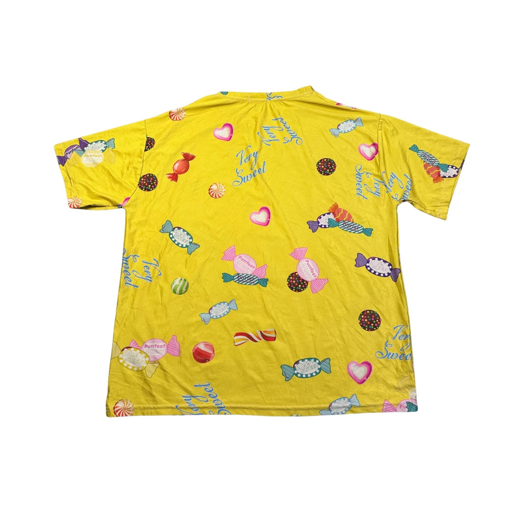 Unbranded Yellow Women's Shirt Cartoon-L T Shirts