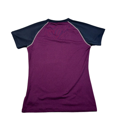 Felix Bühler Maroon Colorblock Sports Tee (M)