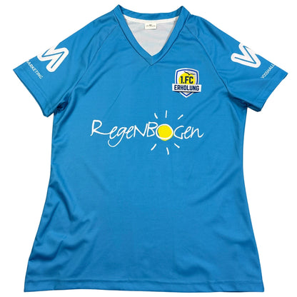 Unbranded Blue Football Jersey V Neck-M