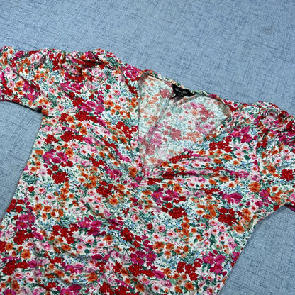 New Look® Floral Ruched Top-S