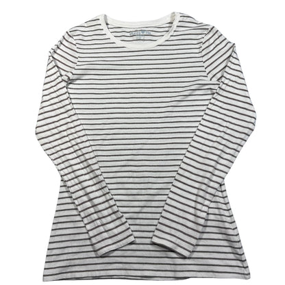 Atmosphere® White Striped Long Sleeve Top-S